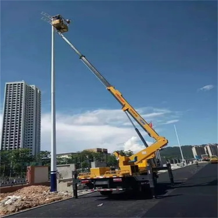 南通通州维修路灯的曲臂升降车出租