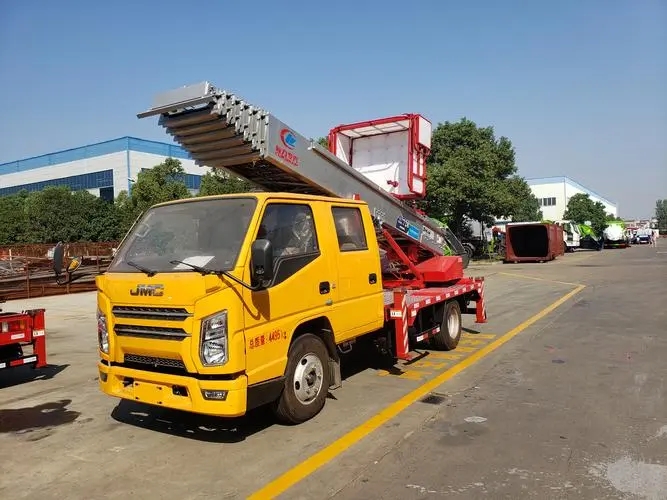 南通通州附近云梯车出租 砂石搬运